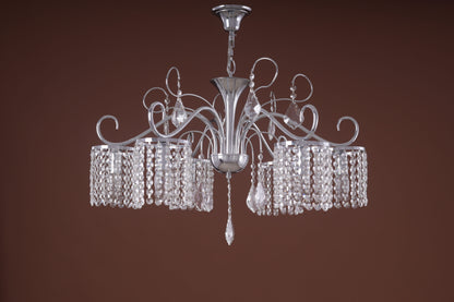 chandelier 5 arms 1525-5 silver