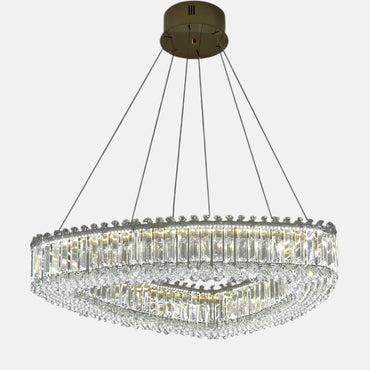 Orion LED Chandelier, Metal, 60×70cm - Gold
