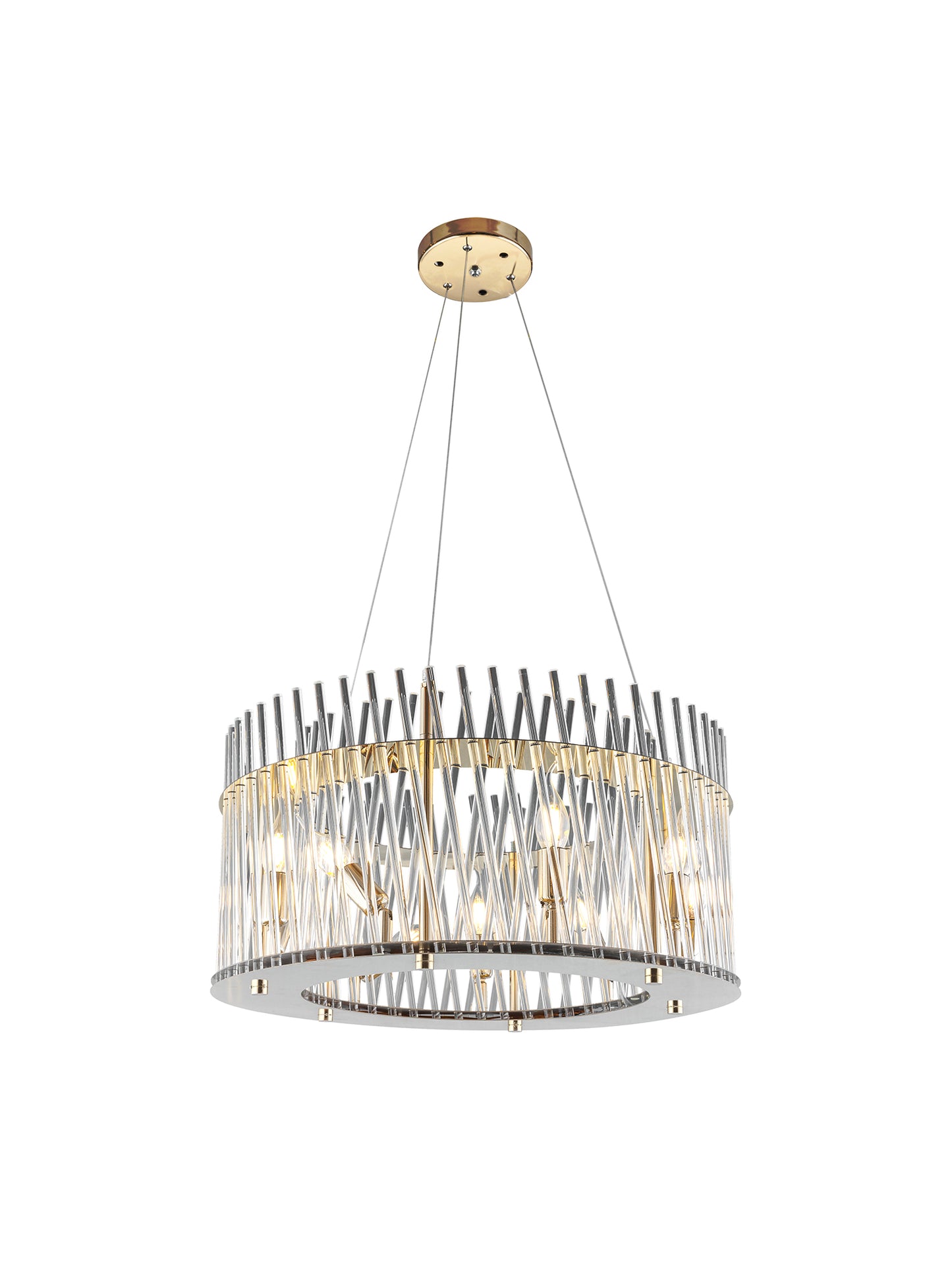 Round Chandelier, 60 cm, code 5506 - solitaire gold