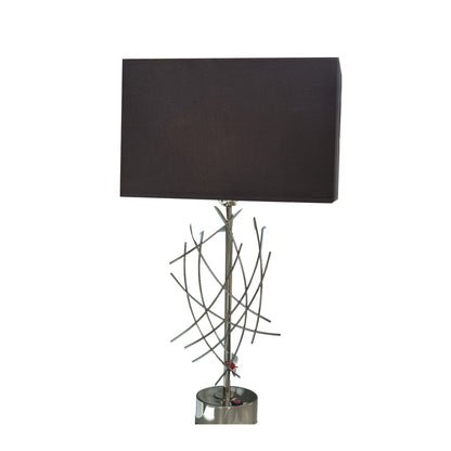 table lamp wire No. 119 with solitaire gold lampshade