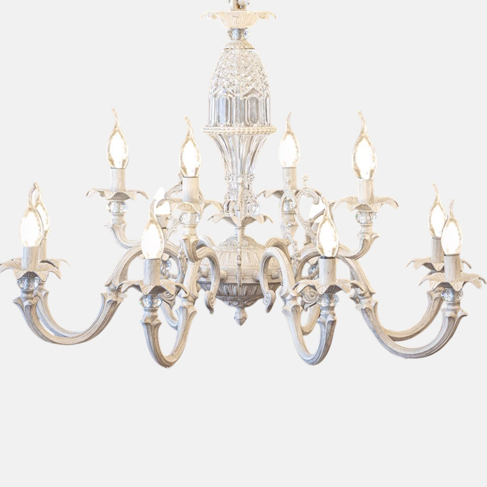 Novo 12-light whitey chandelier