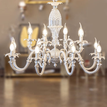 Novo 12-light whitey chandelier