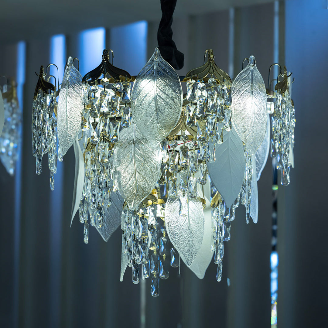 Majestic Chandelier, 12 Lights, Metal, 70×70cm - Solitaire Gold