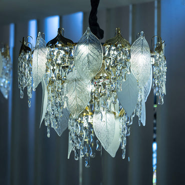 Majestic Chandelier, 12 Lights, Metal, 70×70cm - Solitaire Gold