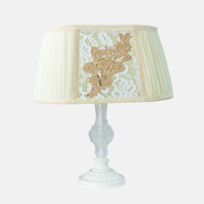 Arianna Table Lamp, 1 Light, Aluminum, Whitey - اباجورة أريانا، 1 لمبة، ألومنيوم، وايتي