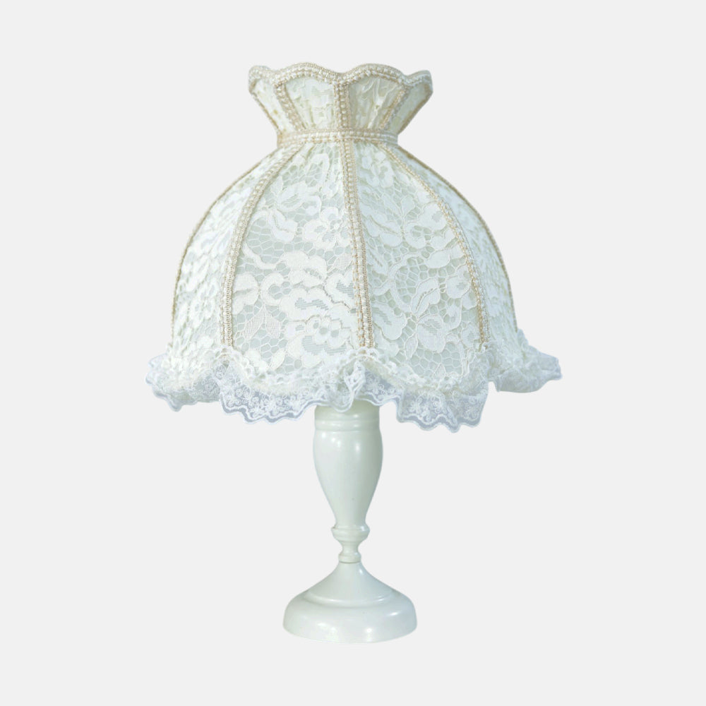 Vivienne Table Lamp, 1 Light, Aluminum, Whitey - اباجورة فيفيان، 1 لمبة، ألومنيوم، وايتي