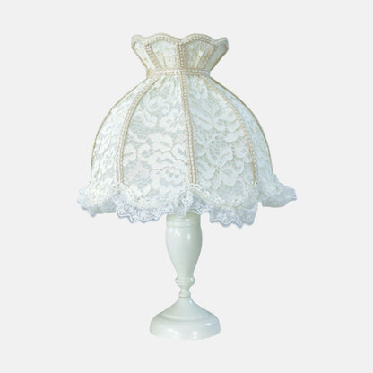 Vivienne Table Lamp, 1 Light, Aluminum, Whitey - اباجورة فيفيان، 1 لمبة، ألومنيوم، وايتي