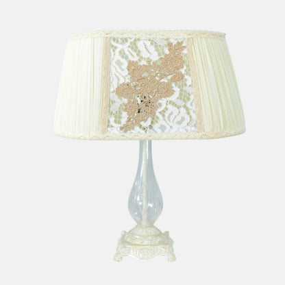 Adele Table Lamp, 1 Light, Aluminum, Whitey - اباجورة أديل، 1 لمبة، ألومنيوم، وايتي