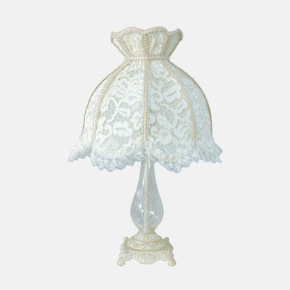 Adele Table Lamp, 1 Light, Aluminum, Whitey - اباجورة أديل، 1 لمبة، ألومنيوم، وايتي