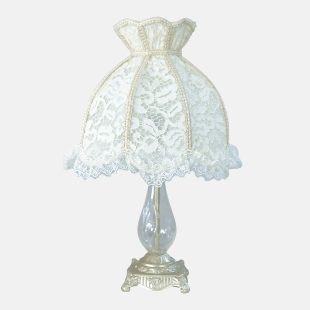 Juliette Table Lamp, 1 Light, Aluminum, Champagne - اباجورة جولييت، 1 لمبة، ألومنيوم، شامبين