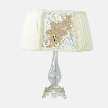 Juliette Table Lamp, 1 Light, Aluminum, Champagne - اباجورة جولييت، 1 لمبة، ألومنيوم، شامبين