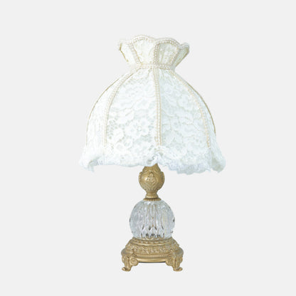 Victoria Table Lamp, 1 Light, Aluminum, Antique - اباجورة فيكتوريا، 1 لمبة، ألومنيوم، أنتيك