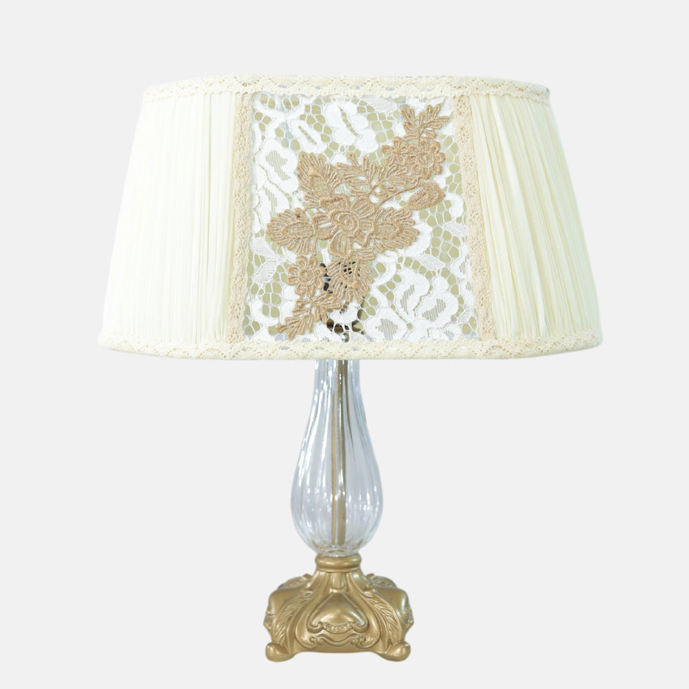 Annabella Table Lamp, 1 Light, Aluminum, Antique - اباجورة أنابيلا، 1 لمبة، ألومنيوم، أنتيك