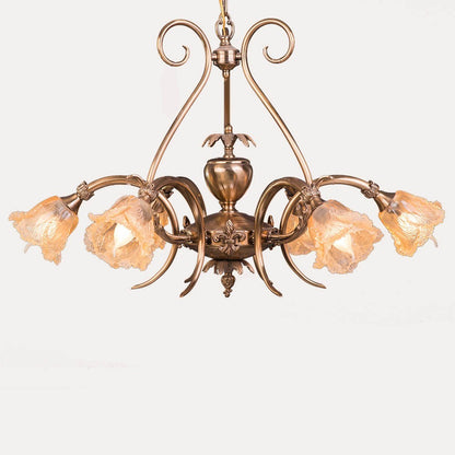 Lychee chandelier, 6 lamps - Oxide
