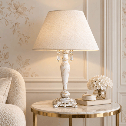 Table Lamp, 1 Lights, Metal, 58×40cm - Whitey