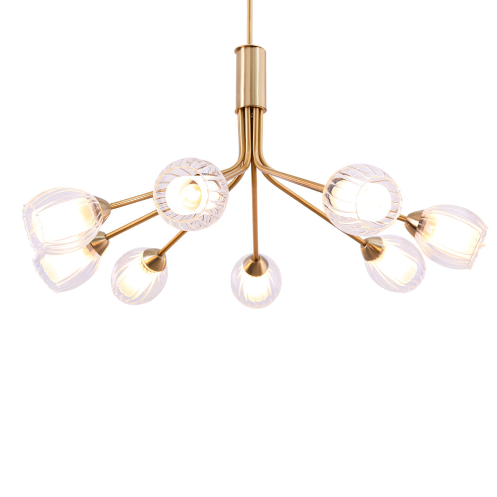 Chandelier, 8 Lights, Metal, 82×65cm - Oxide