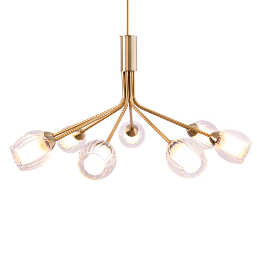 Chandelier, 8 Lights, Metal, 82×65cm - Oxide