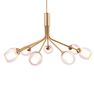 Chandelier, 8 Lights, Metal, 82×65cm - Oxide