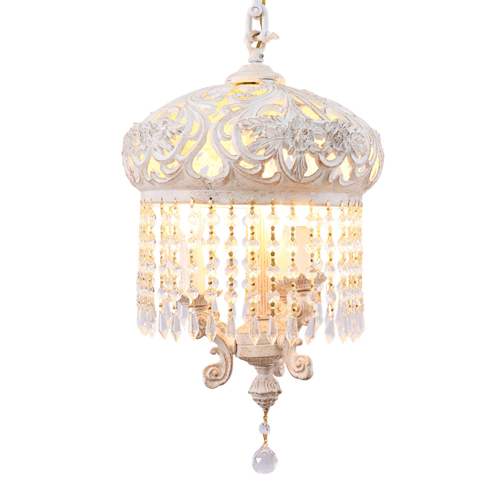معلقة، 3 لمبة، المونيوم، 26×62 سم وايتي من قنديل مصر - Lantern, 3 Lights, Aluminum, 26×62cm Whitey|Kandil Egypt