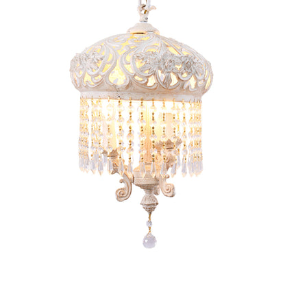 معلقة، 3 لمبة، المونيوم، 26×62 سم وايتي من قنديل مصر - Lantern, 3 Lights, Aluminum, 26×62cm Whitey|Kandil Egypt