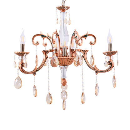نجفه، 6 لمبة، معدن، 70×70 سم نحاسي من قنديل مصر - Chandelier, 6 Lights, Metal, 70×70cm Copper|Kandil Egypt