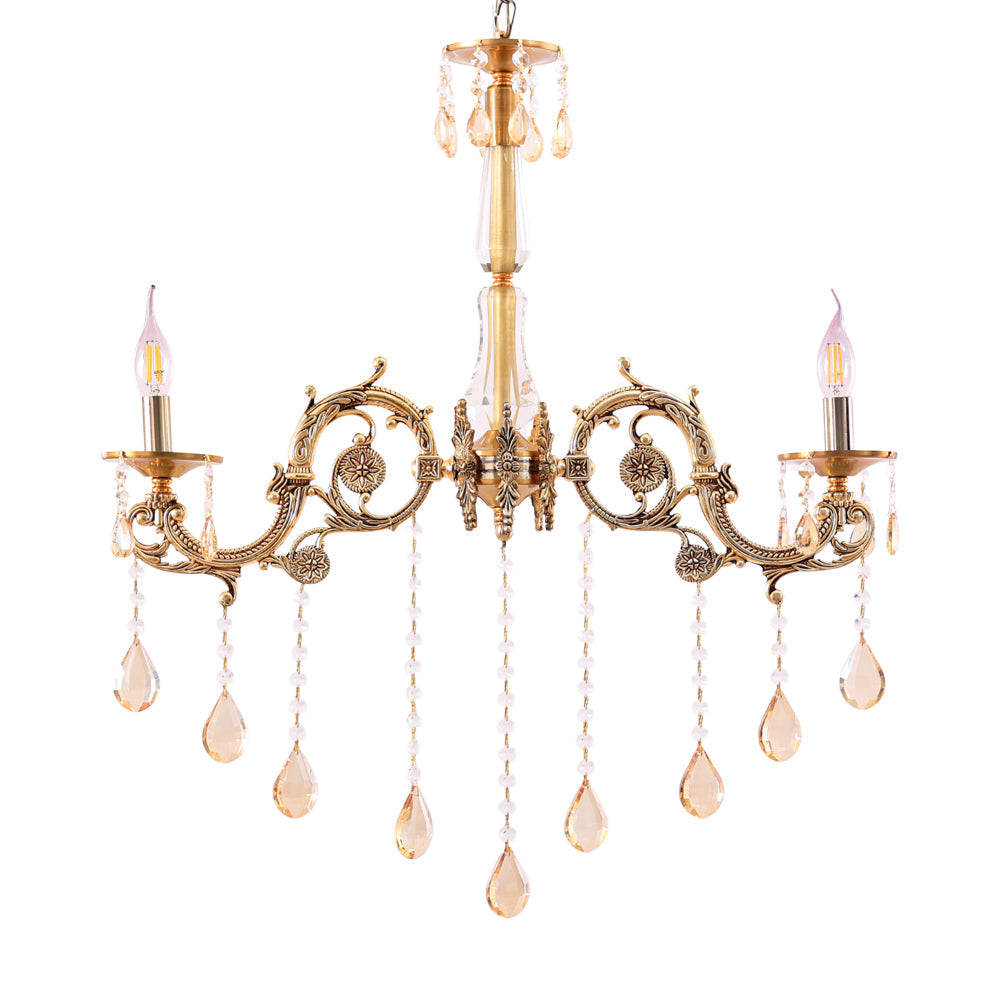 معلقة عيون، 2 لمبة، معدن، 75×76 سم دهبي من قنديل مصر - Eyes Pendants, 2 Lights, Metal, 75×76 cm Gold|Kandil Egypt