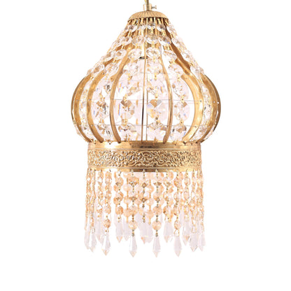 فانوس، 1 لمبة، معدن، 50×24 سم دهبي من قنديل مصر - Lantern, 1 Light, Metal, 50×24 cm Gold|Kandil Egypt