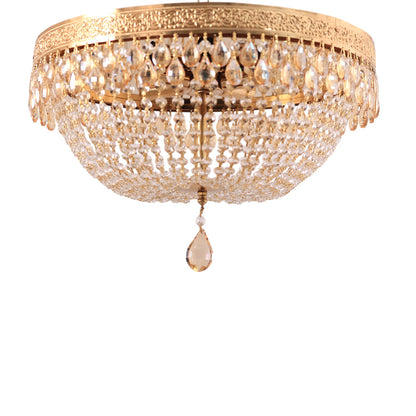 لطش، 6 لمبة، معدن، 35×50 سم دهبي من قنديل مصر - Flush Light, 6 Lights, Metal, 35×50 cm Gold|Kandil Egypt