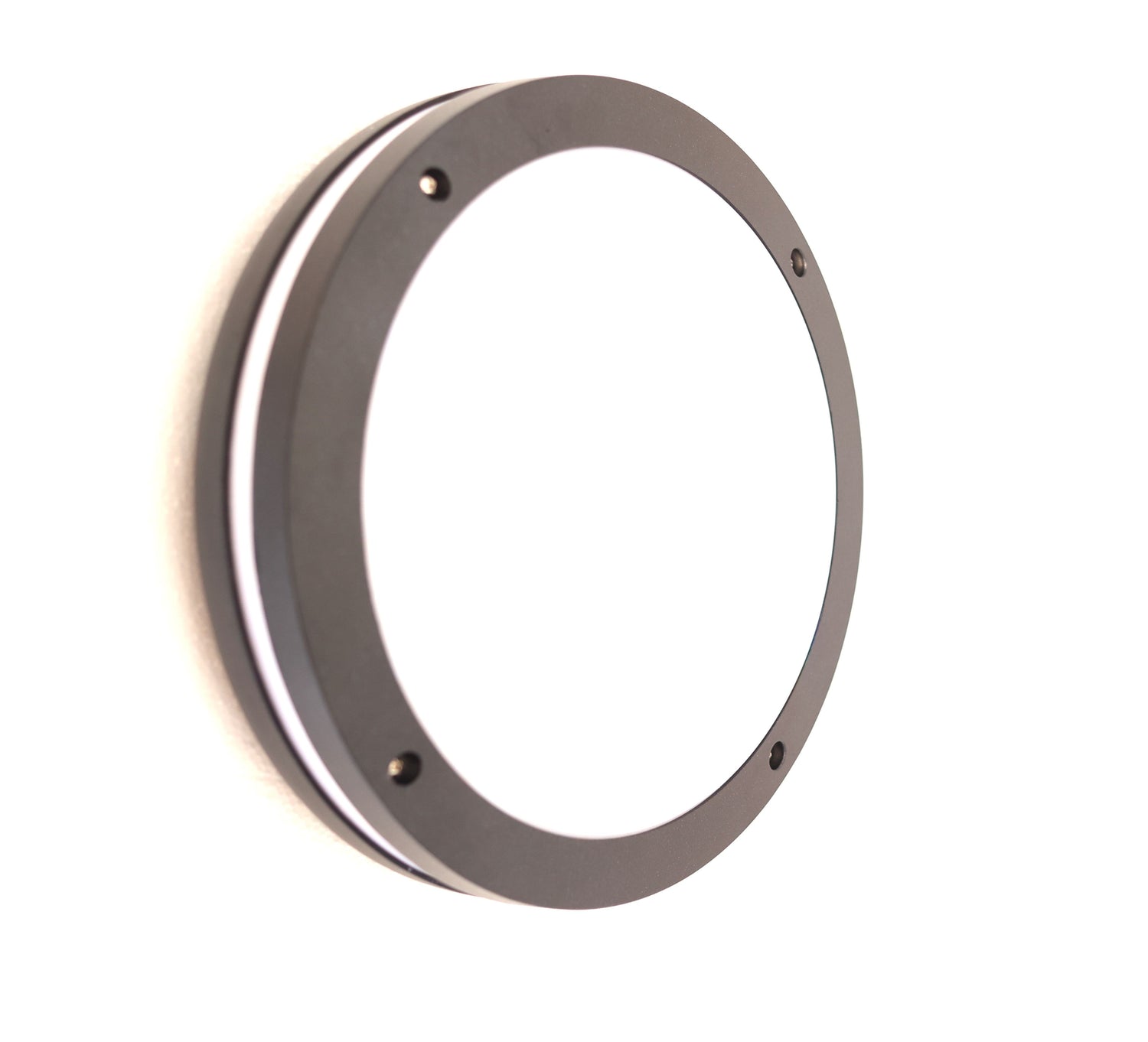 كشاف سطحي دائري، بلاستيك/ألومنيوم، 300×80 مم أسود من قنديل مصر - Surface-mounted Rounded Flush Light, Aluminum/plastic, 300×80mm Black|Kandil Egypt