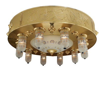 لطش موديل السيدة زينب، 11 لمبة، 45×150 سم - ذهبي