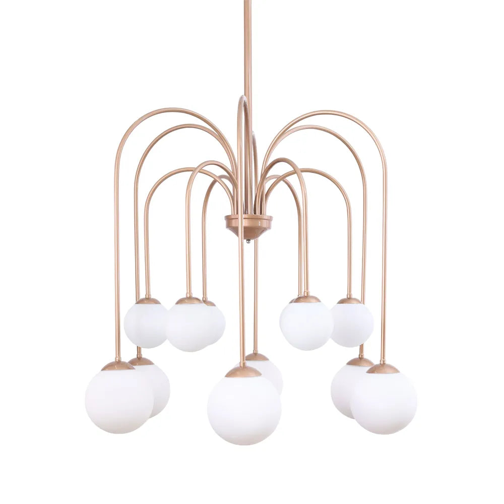 نجفة أكسيد كروية ذات 12 لمبة