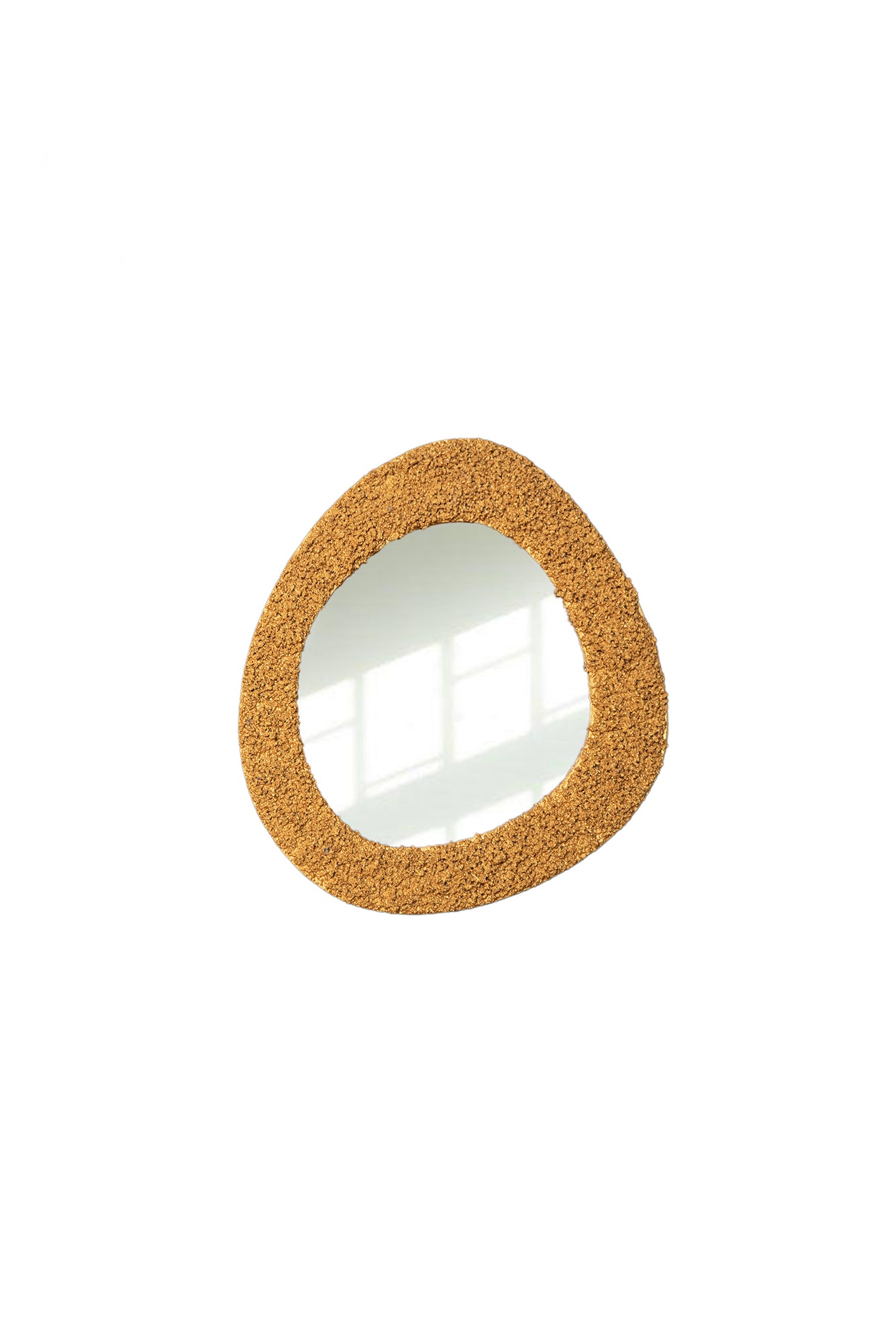 Marvel round mirror 42 x 37 cm gold