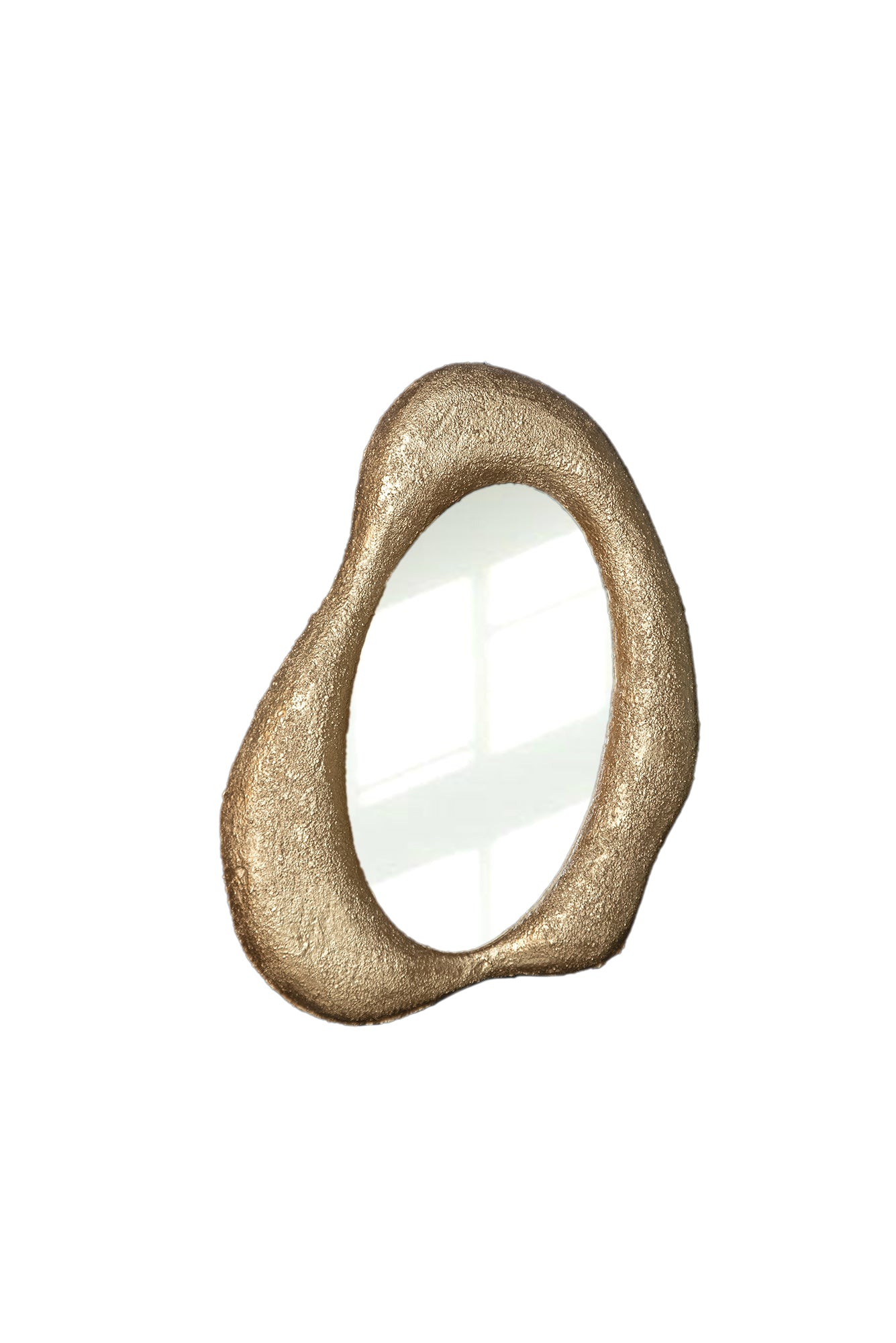 Olivia oval mirror 81 x 56 cm gold