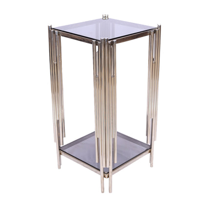 ترابيزة، ستانلس ستيل، 45×70 سم فضي من قنديل مصر - Table, Stainless steel, 45×70cm Silver|Kandil Egypt