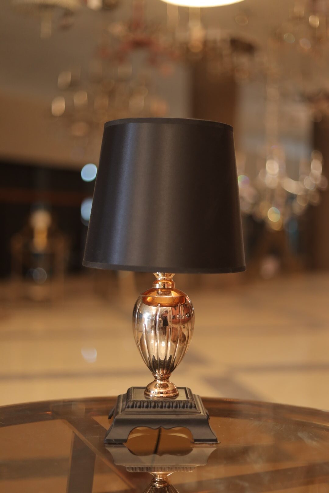 Table Lamp No.99 gold x black