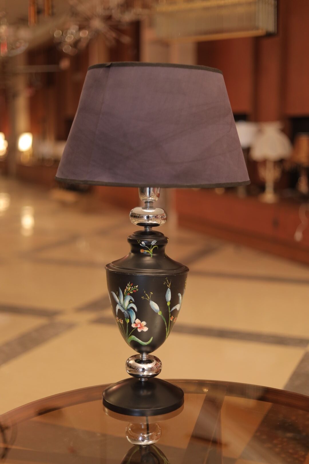 table lamp no 2 black metal