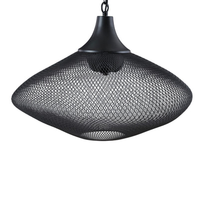 Three black, hollow light bulbs