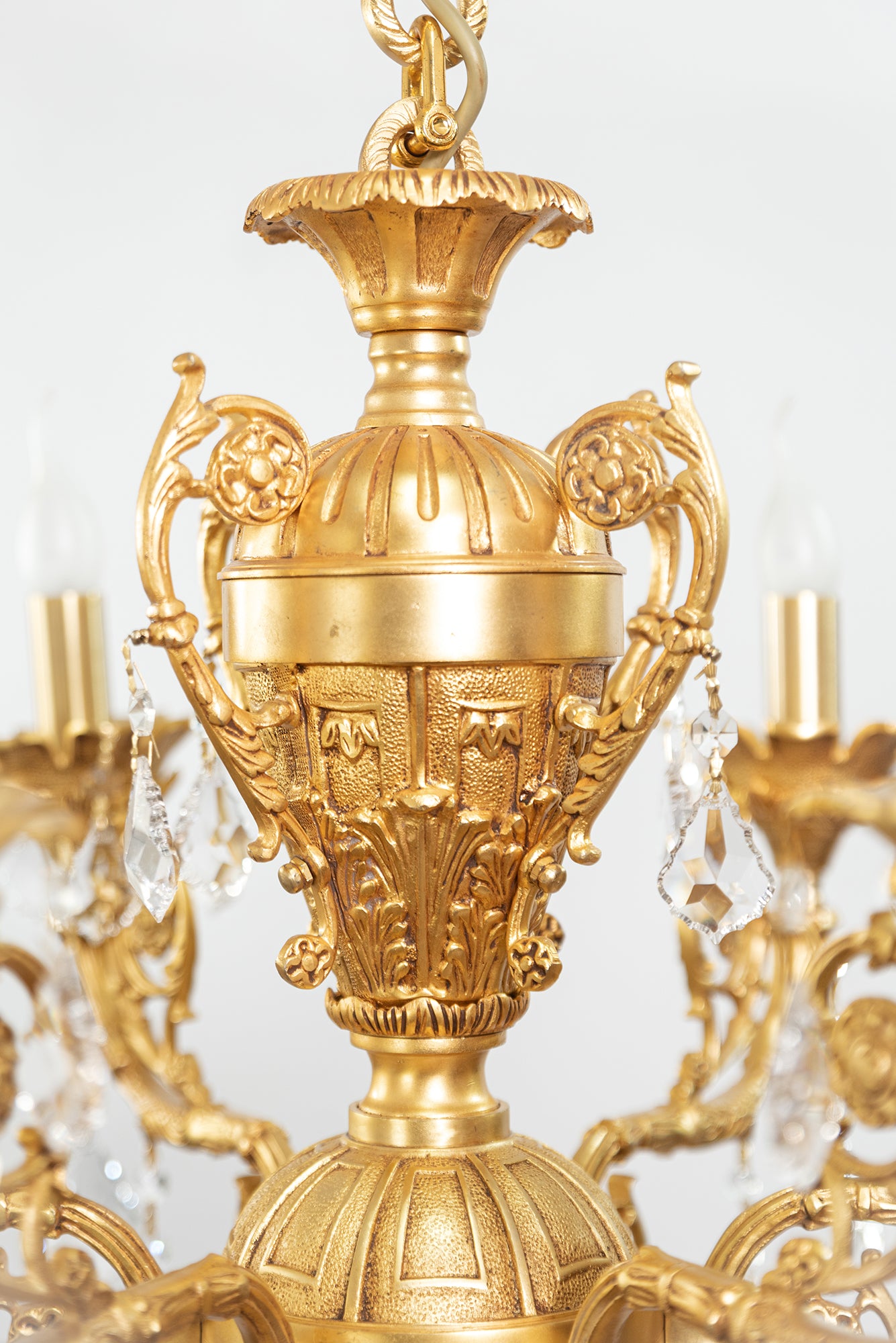 Fb Chandelier, 6 Lights, Copper, 72×75cm - 24k Gold