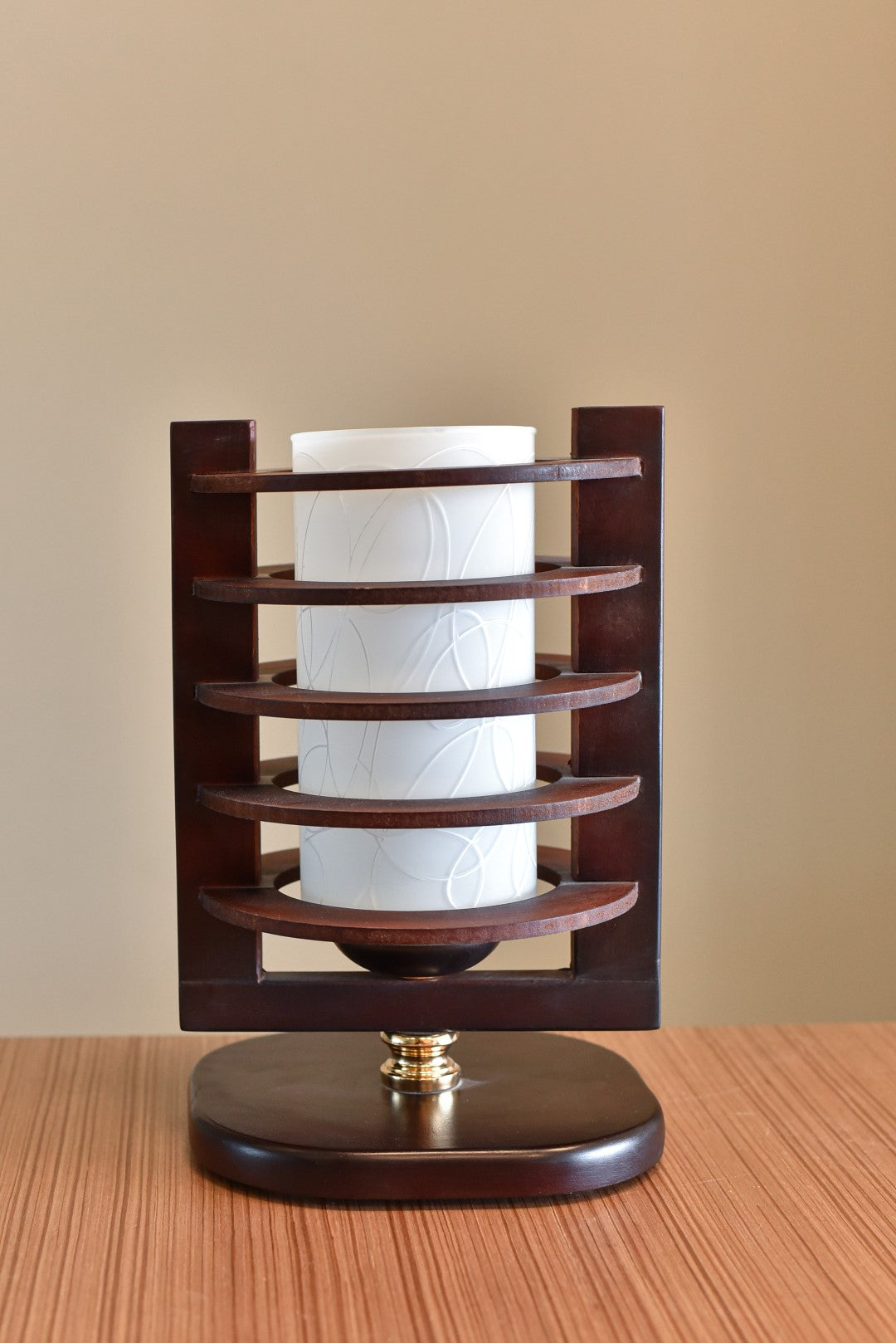 brown Circles table lamp