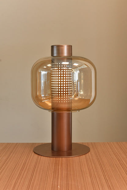 table lamp 260-400 AMBER-BLACK