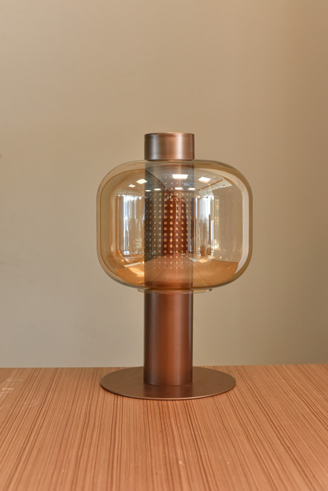 table lamp 260-400 AMBER-BLACK