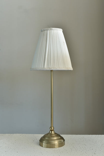 table lamp A dark bronze with oxidized lampshade