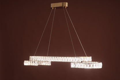 LED kandil chandelier 1000/350/2148GD oval