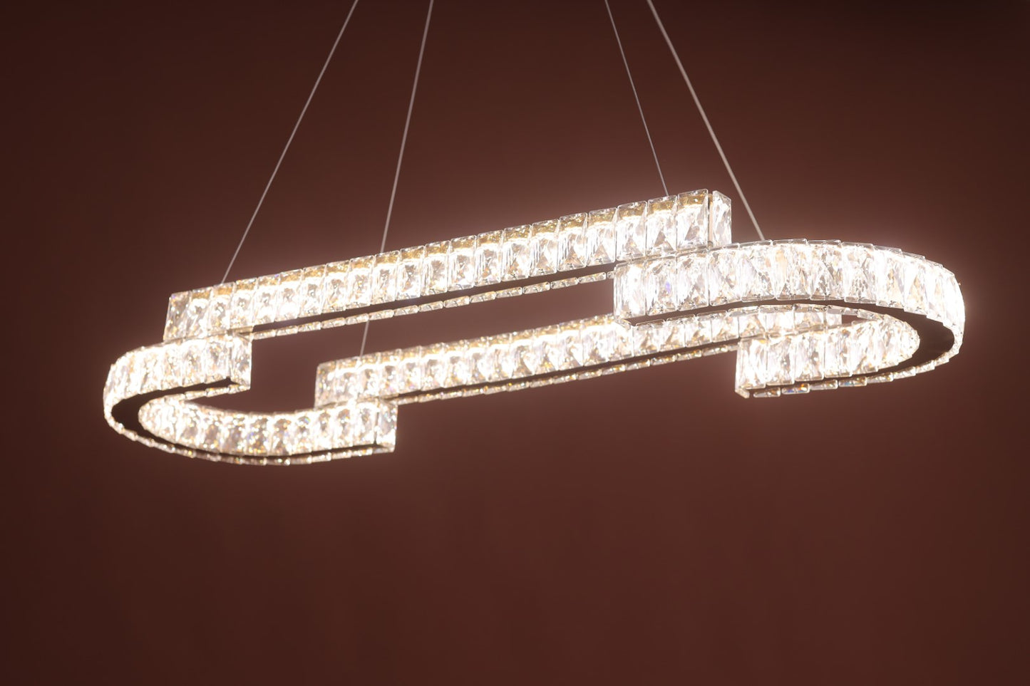 LED kandil chandelier 1000/350/2148GD oval
