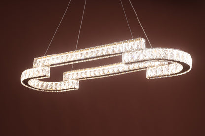 LED kandil chandelier 1000/350/2148GD oval