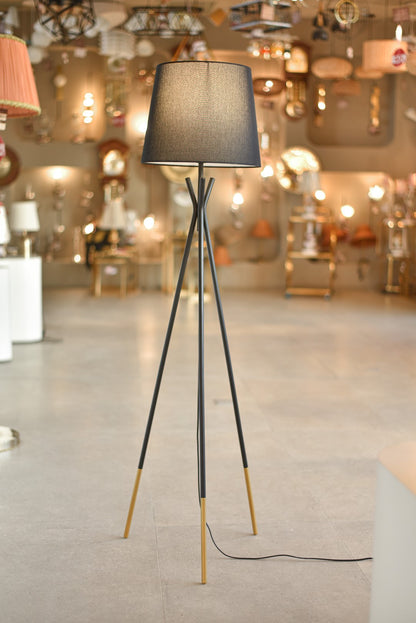 Lazo 1bulb black Floor Lamp