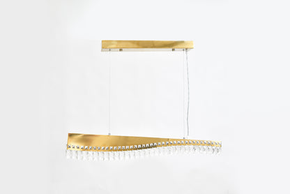 LED chandelier ruler half wave square seeds 100 code 5661 gold color