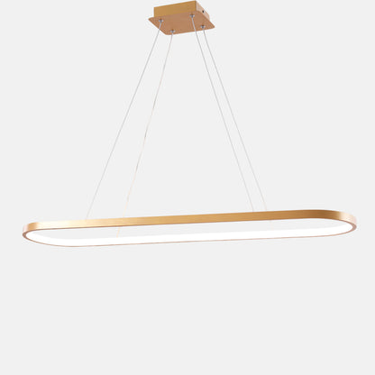 نجفة لاوديا LED، معدنية، 90×23 سم - ذهبي