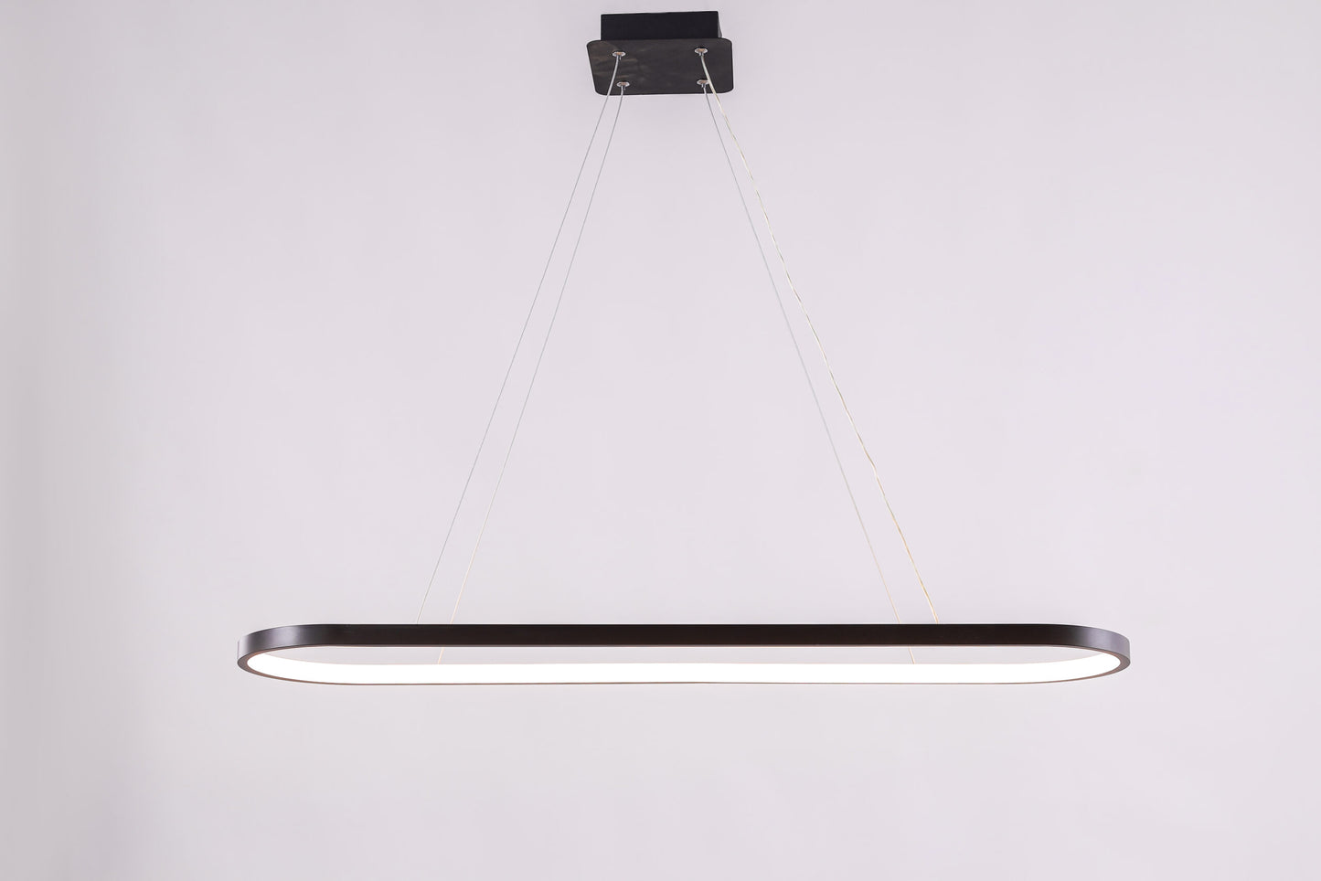 Laudia LED Chandelier, Metal, 90×23cm - Black