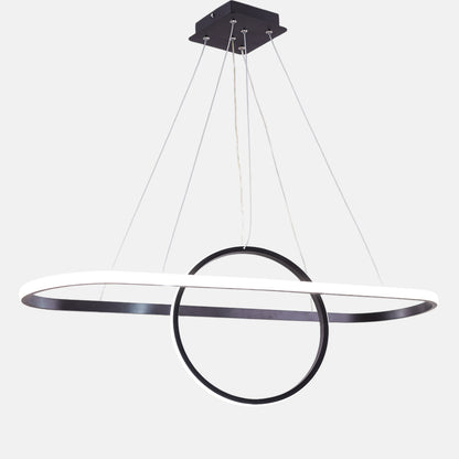 Keren Black LED chandelier